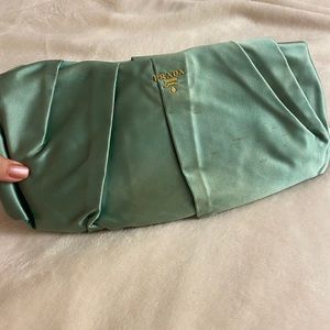 Prada Silk and Viscose Satin Clutch